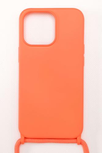 Silicone Case με Κορδόνι (IPhone13Pro) - Πορτοκαλί