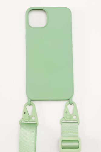 Silicone Case With Strap (IPhone13) - Λαχανί