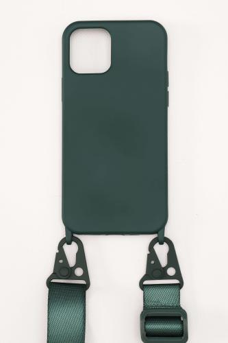 Silicone Case With Strap (IPhone 12/12Pro) - Κυπαρισσί