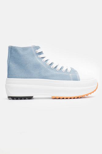 Sneakers Μποτάκια Δίσολα - Γαλάζιο