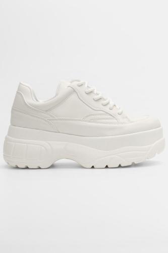 Sneakers Ultra Sole Μονόχρωμα - Λευκό