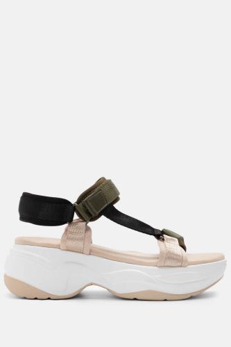 Sneakers Sandals με Λουράκια & Scratch - Χακί