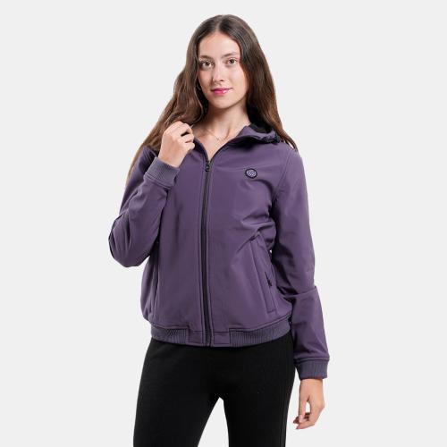 Emerson Women's Hooded Bonded Bomber Jacket (9000149853_3149)