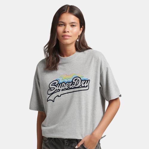 Superdry D1 Vintage Logo Rainbow Γυναικείο T-Shirt (9000116306_6216)