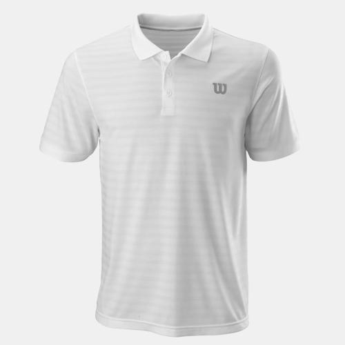 Wilson M Stripe Polo Wh (9000172649_1539)