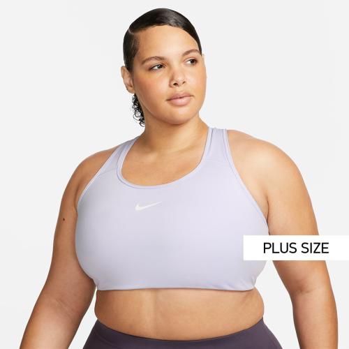 Nike Swoosh Γυναικείο Plus Size Αθλητικό Μπουστάκι (9000129211_64674)