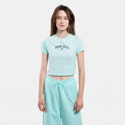 Tommy Jeans Crop Essential Logo Γυναικείο T-shirt (9000138059_67195)