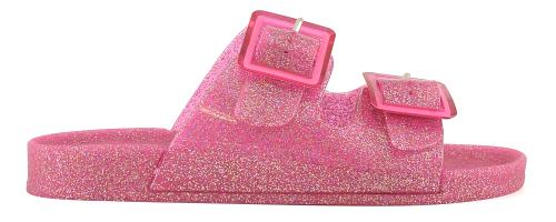 COLORS OF CALIFORNIA Σαγιονάρες- Slides Jelly bio glitter with two buckles - FUX-COC.HC.CHJ0016-123-PINK
