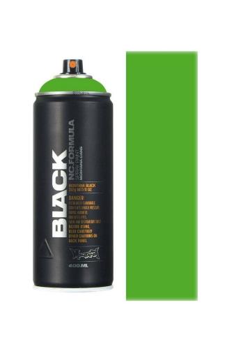 MONTANA CANS SPRAY CANS BLACK 400ML GREEN COLORS - GREEN-MONT-BLK-CANS-GREEN-GREEN