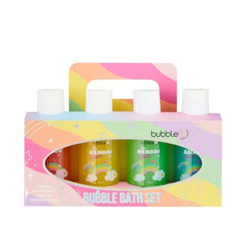 Rainbow Bubble Bath Gift Set 4x100ml