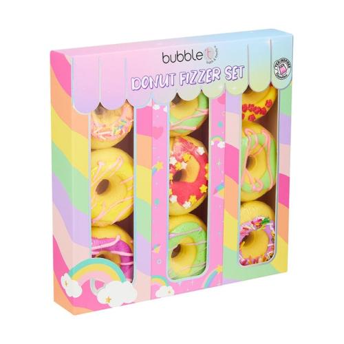 Rainbow Donut Bath Bomb Fizzer Gift Set 9x60g