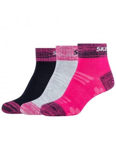 Skechers 3PPK Wm Mesh Ventilation Quarter Socks SK420220400