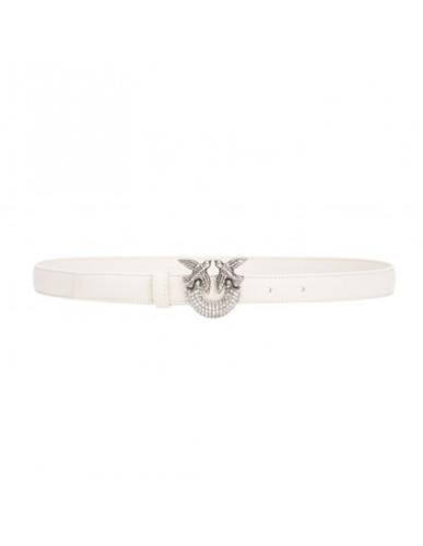 Pinko belt with crystals H2 W 100143A110 white