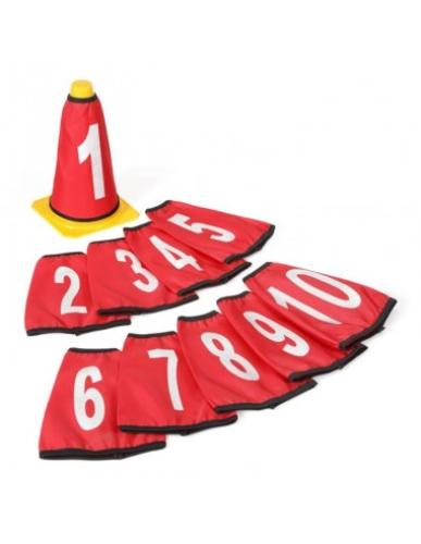 Yakima Sport Tshirts numbers for cones 10 pieces 100330