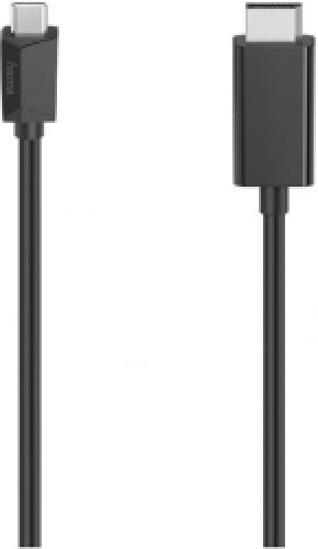 HAMA 200717 CABLE USB TYPE-C - DISPLAYPORT ULTRA HD 4K 1.5MBLACK