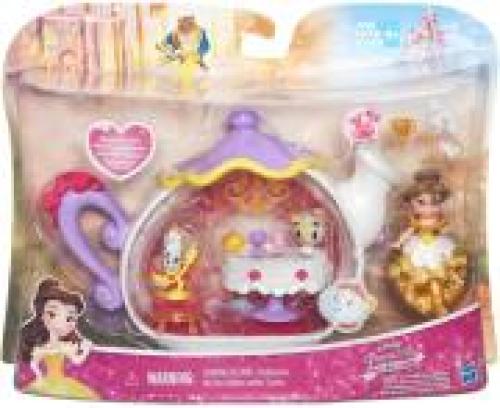 DISNEY PRINCESS SMALL DOLL PLAYSET ASST BELLE'S ENCHANTED DINING ROOM (B5344)