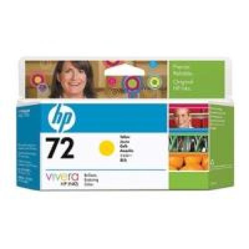 ΓΝΗΣΙΟ ΜΕΛΑΝΙ HEWLETT PACKARD NO 72 VIVERA ΚΙΤΡΙΝΟ (YELLOW) 130ML ΜΕ OEM:C9373A