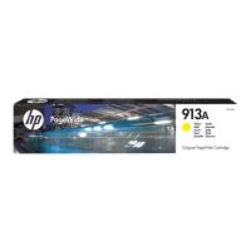 ΓΝΗΣΙΟ ΜΕΛΑΝΙ HEWLETT PACKARD NO. 913A ΓΙΑ PAGEWIDE PRO 352/452 YELLOW OEM: F6T79AE