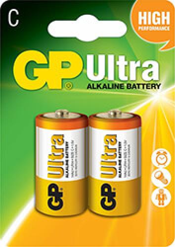 GP ALKALINE BATTERY LR-14 /2 PCS./ 1.5V GP