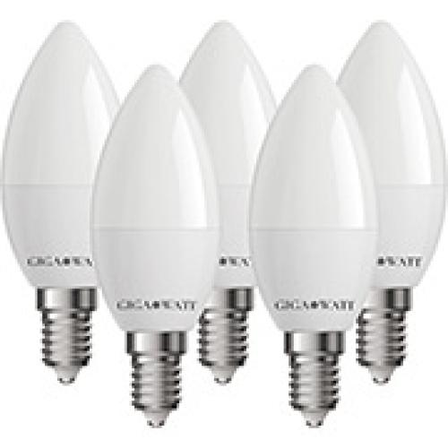 ΛΑΜΠΤΗΡΑΣ LED GIGAWATT C37 7W E14 700LM 4200K 5ΤΜΧ