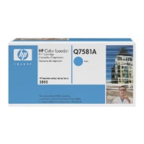 ΓΝΗΣΙΟ HEWLETT PACKARD CYAN PRINT CARTRIDGE ΜΕ COLORSPHERE TONER ΜΕ OEM: Q7581A