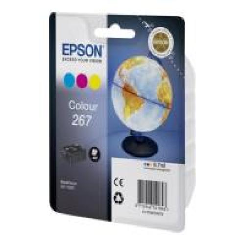 ΓΝΗΣΙΟ ΜΕΛΑΝΙ EPSON 267 COLOR ΜΕ OEM:C13T26704010