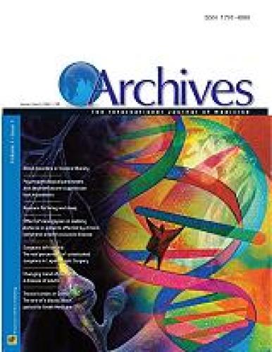 ARCHIVES THE INTERNATIONAL JOURNAL OF MEDICINE ISSUE 1