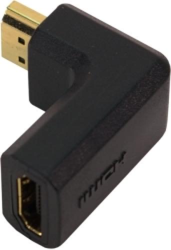 LOGILINK AH0005 HDMI ADAPTER 90° ANGLED 19-PIN MALE TO 19-PIN FEMALE