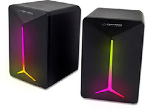 ESPERANZA EGS105 USB SPEAKERS 2.0 LED RAINBOW FREVO