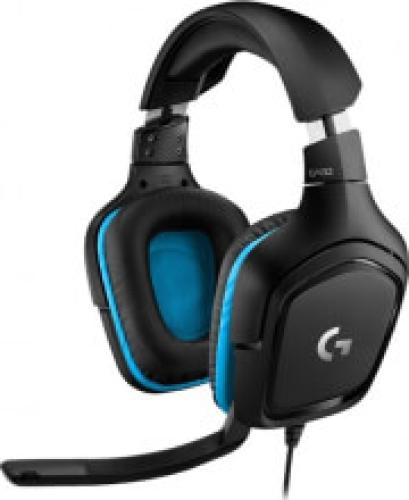 LOGITECH 981-000770 G432 7.1 SURROUND SOUND WIRED GAMING HEADSET LEATHERETTE