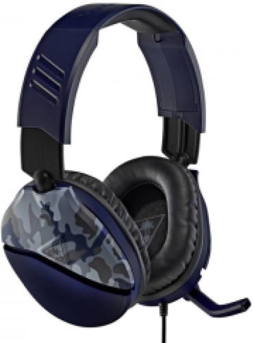 TURTLE BEACH RECON 70 CAMO BLUE OVER-EAR STEREO GAMING HEADSET TBS-6555-02