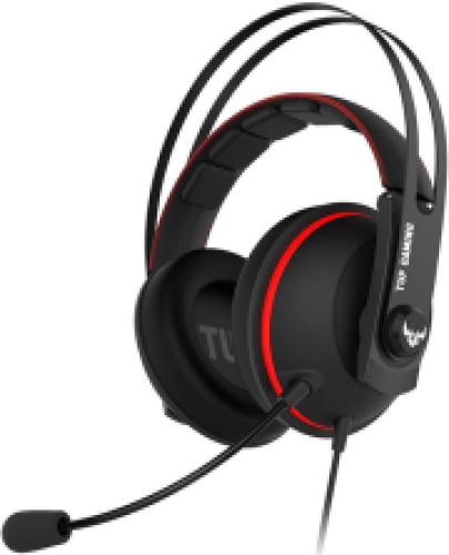 ASUS TUF GAMING H7 CORE OVER EAR GAMING HEADSET RED