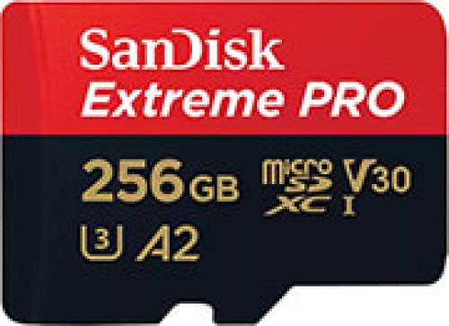 SANDISK SDSQXCD-256G-GN6MA EXTREME PRO 256GB MICRO SDHC U3 V30 A2 WITH ADAPTER