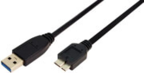 LOGILINK CU0028 USB 3.0 CONNECTION CABLE AM TO MICRO BM 3M BLACK