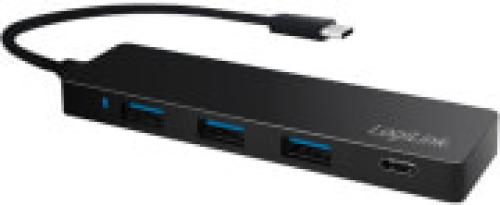 LOGILINK UA0311 USB 3.2 USB-C 4-PORT HUB ULTRA-SLIM