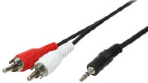 LOGILINK CA1042 AUDIO CABLE 1X 3.5MM MALE TO 2X CINCH MALE 1.5M