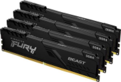 RAM KINGSTON KF426C16BB1K4/64 FURY BEAST 64GB (4X16GB) DDR4 2666MHZ QUAD KIT