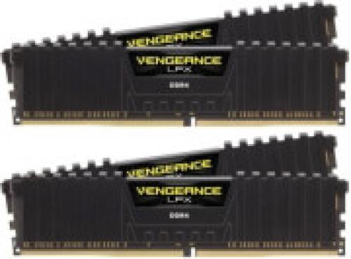 RAM CORSAIR CMK32GX4M4Z3200C16 VENGEANCE LPX BLACK 32GB (4X8GB) DDR4 3200MHZ QUAD KIT