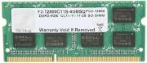 RAM G.SKILL F3-12800CL11S-4GBSQ 4GB SO-DIMM DDR3 PC3-12800 1600MHZ