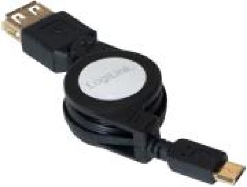 LOGILINK AA0069 EXTENSIBLE USB OTG CABLE 0.75M