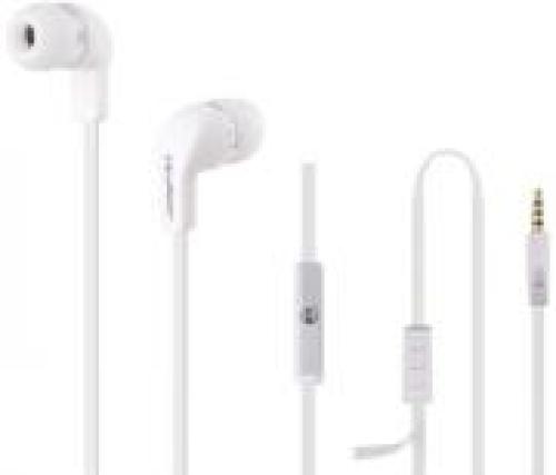 QOLTEC 50801 IN-EAR HEADPHONES WITH MICROPHONE WHITE