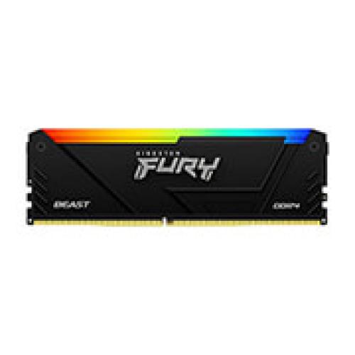 RAM KINGSTON KF426C16BB2A/32 FURY BEAST RGB 32GB DDR4 2666MT/S CL16