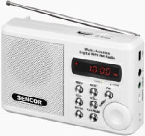 SENCOR SRD 215 W POCKET RECEIVER WHITE