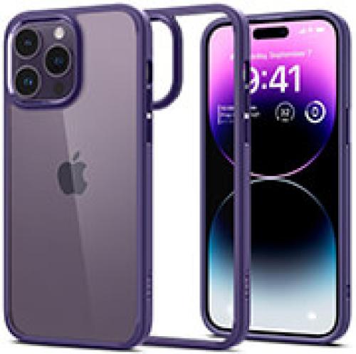 SPIGEN ULTRA HYBRID DEEP PURPLE FOR IPHONE 14 PRO