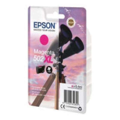 ΓΝΗΣΙΟ ΜΕΛΑΝΙ EPSON 502XL MAGENTA ΜΕ OEM:C13T02W34010