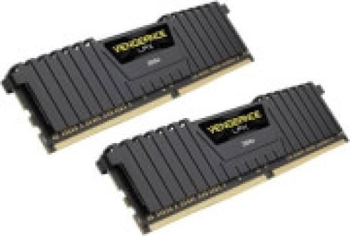 RAM CORSAIR CMK64GX4M2D3000C16 VENGEANCE LPX BLACK 64GB (2X32GB) DDR4 3000MHZ DUAL KIT