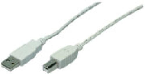 LOGILINK CU0009 USB 2.0 CABLE 2X MALE 5M GREY