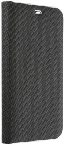 FORCELL LUNA CARBON FLIP CASE FOR SAMSUNG GALAXY A12 BLACK