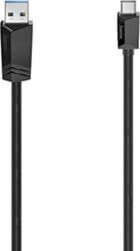 HAMA 200653 CABLE USB-C PLUG-USB-A 3.2 GEN.1 PLUG 3 M BLACK