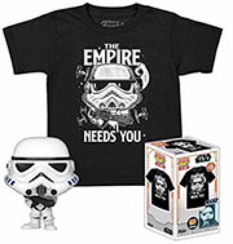 FUNKO POCKET POP! TEE (CHILD): STAR WARS - STORMTROOPER (SPECIAL EDITION) VINYL FIGURE T-SHIRT (S)